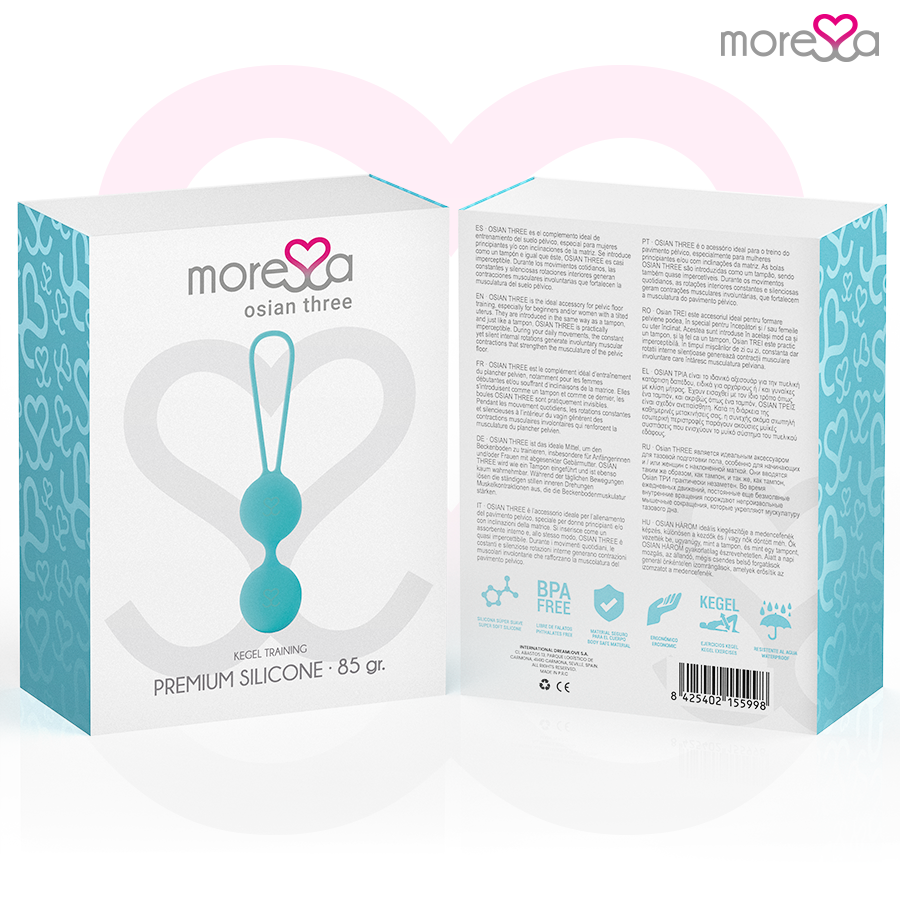 MORESSA - OSIAN TROIS SILICONE TURQUOISE PREMIUM MORESSA