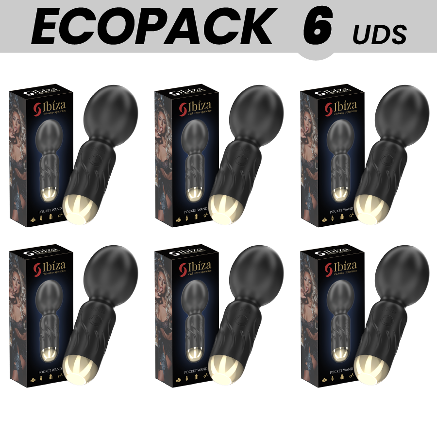 ECOPACKS 6 UNITÉS - VIBRATEUR DE POCHE IBIZA IBIZA TECHNOLOGY