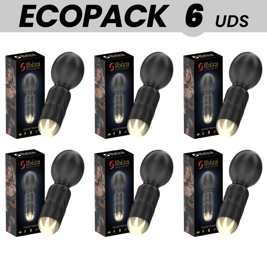 ECOPACKS 6 UNITÉS - VIBRATEUR DE POCHE IBIZA IBIZA TECHNOLOGY
