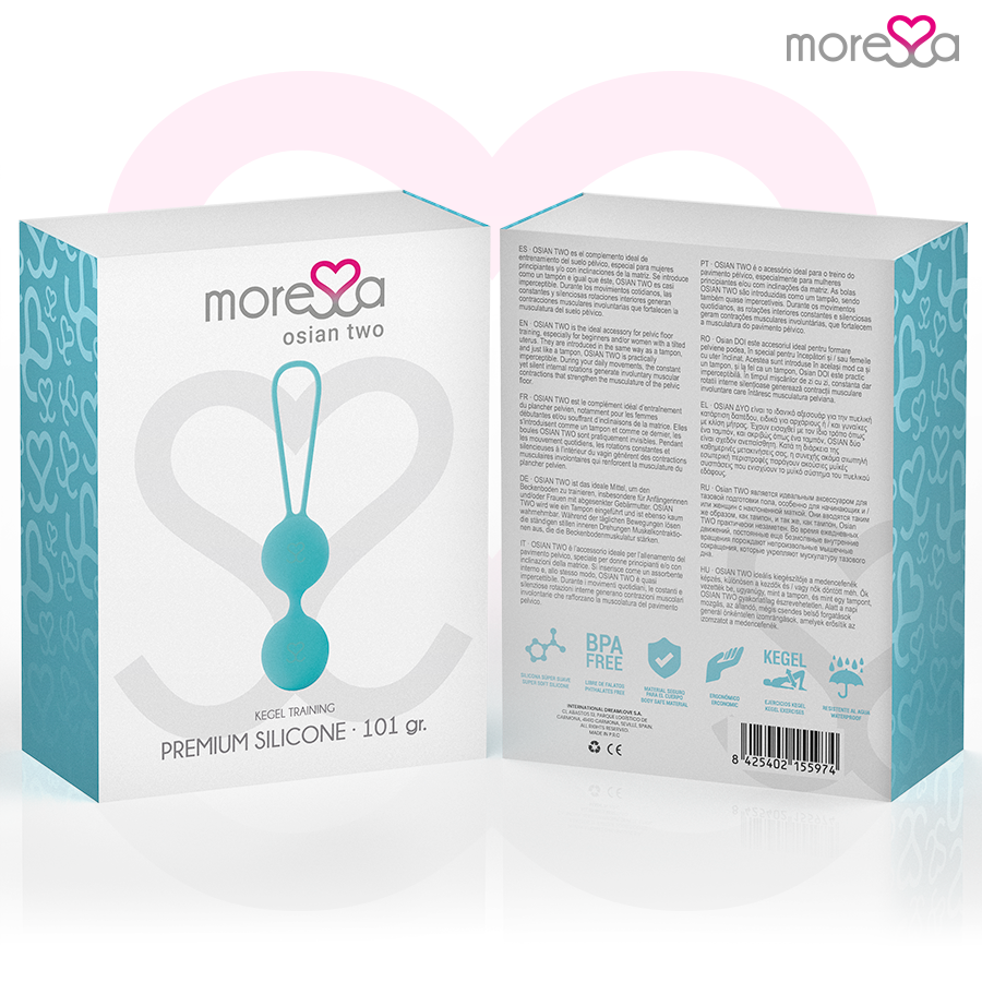 MORESSA - OSIAN DEUX SILICONE TURQUOISE PREMIUM MORESSA