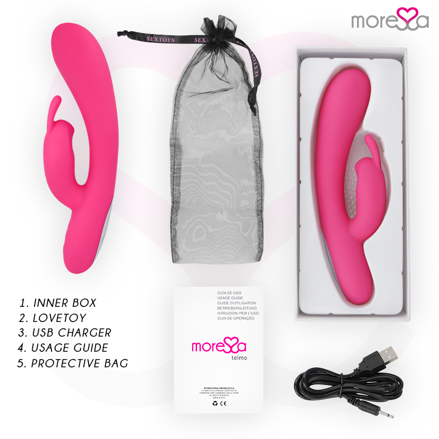 MORESSA - TELMO RECHARGEABLE EN SILICONE PREMIUM MORESSA