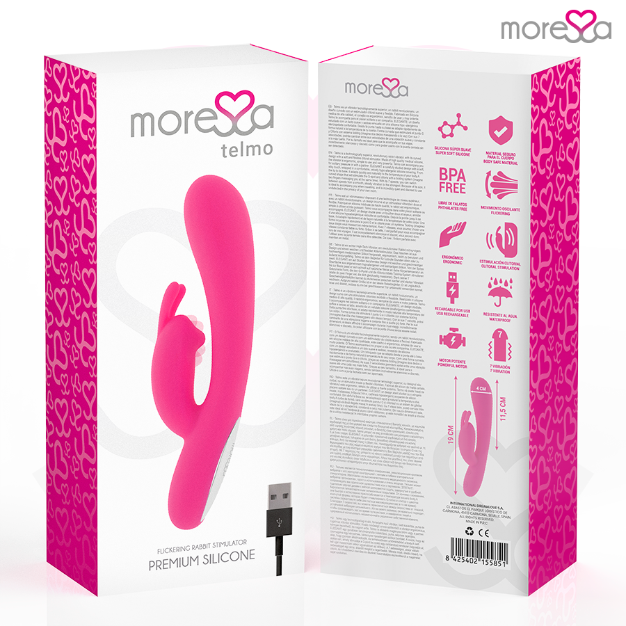 MORESSA - TELMO RECHARGEABLE EN SILICONE PREMIUM MORESSA