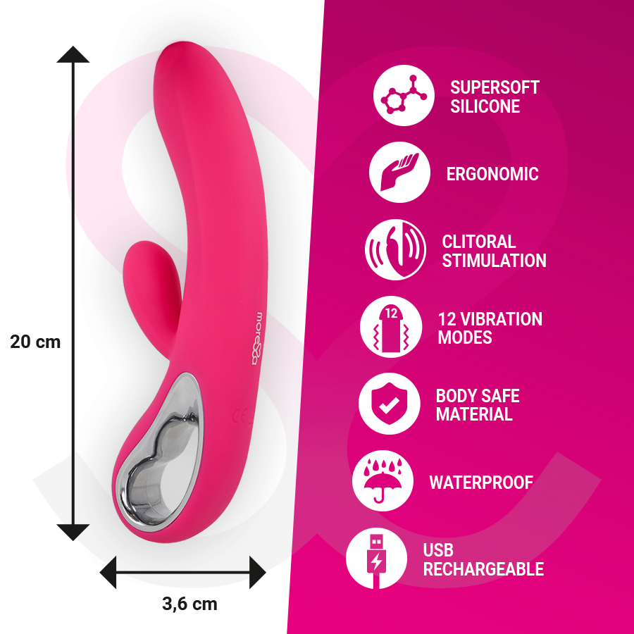 MORESSA - TROY RECHARGEABLE EN SILICONE PREMIUM MORESSA