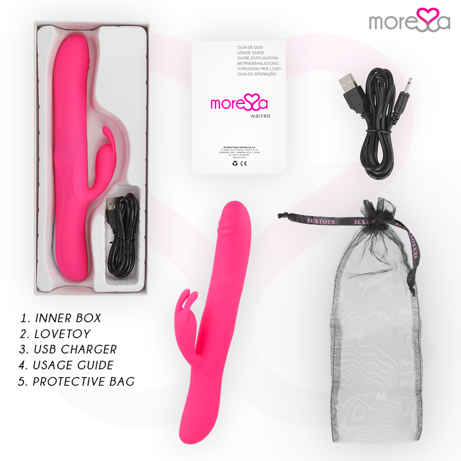 MORESSA - SILICONE RECHARGEABLE DE QUALITÉ SUPÉRIEURE WARREN MORESSA