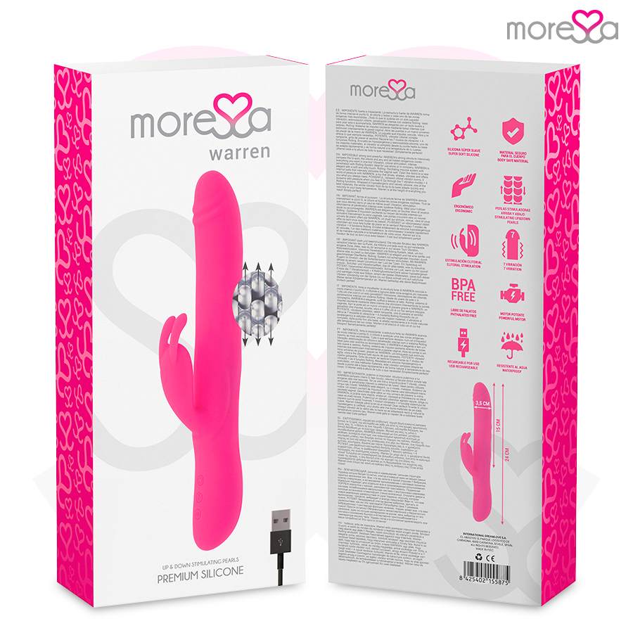 MORESSA - SILICONE RECHARGEABLE DE QUALITÉ SUPÉRIEURE WARREN MORESSA