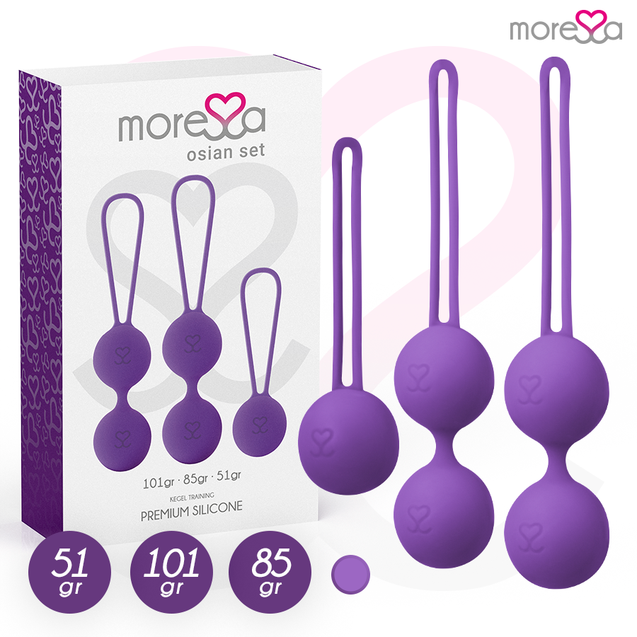 MORESSA - OSIAN SET PREMIUM SILICONE LILAS MORESSA