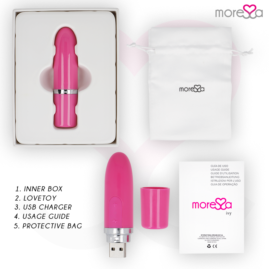 MORESSA - IVY VIBRATEUR STIMULATEUR VOYAGE ROSE MORESSA