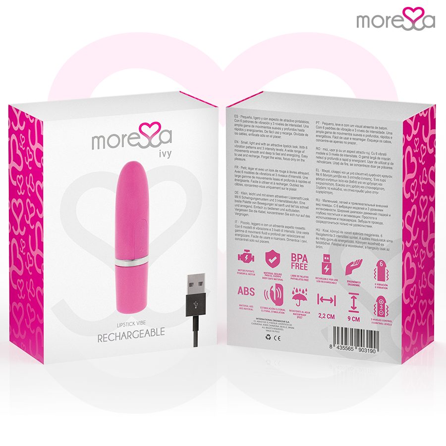 MORESSA - IVY VIBRATEUR STIMULATEUR VOYAGE ROSE MORESSA