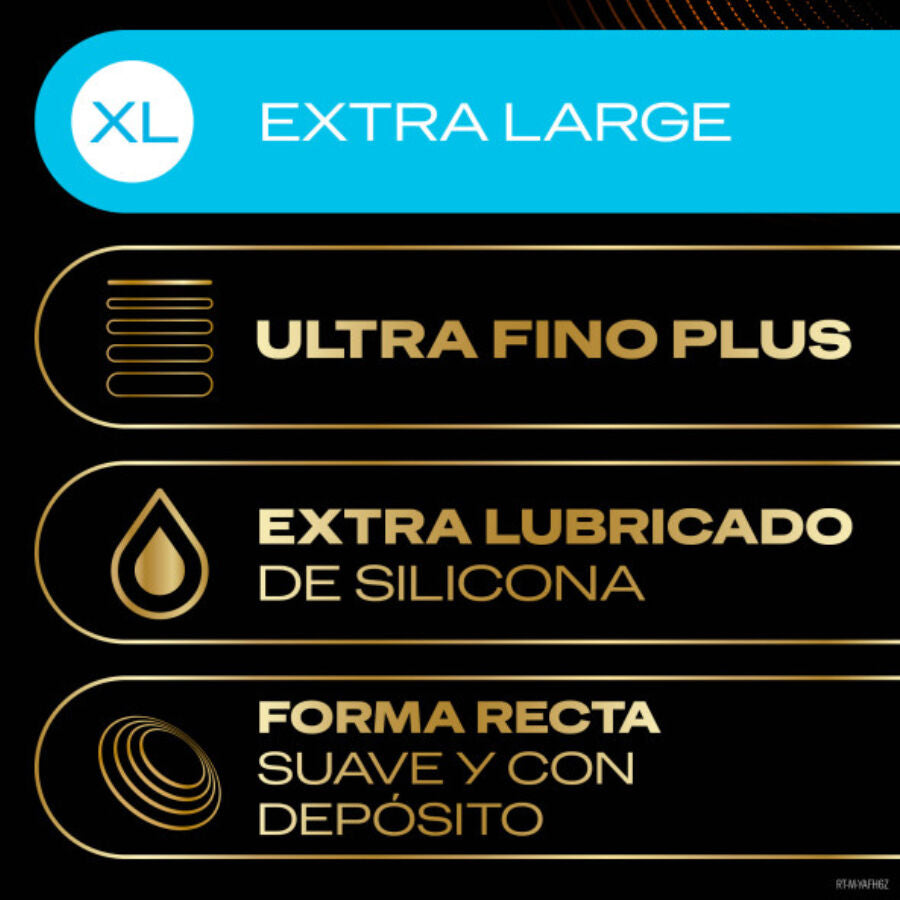 DUREX - CONNEXION TOTALE XL ULTRA FINE PLUS SANS LATEX 10 UNITÉS DUREX CONDOMS