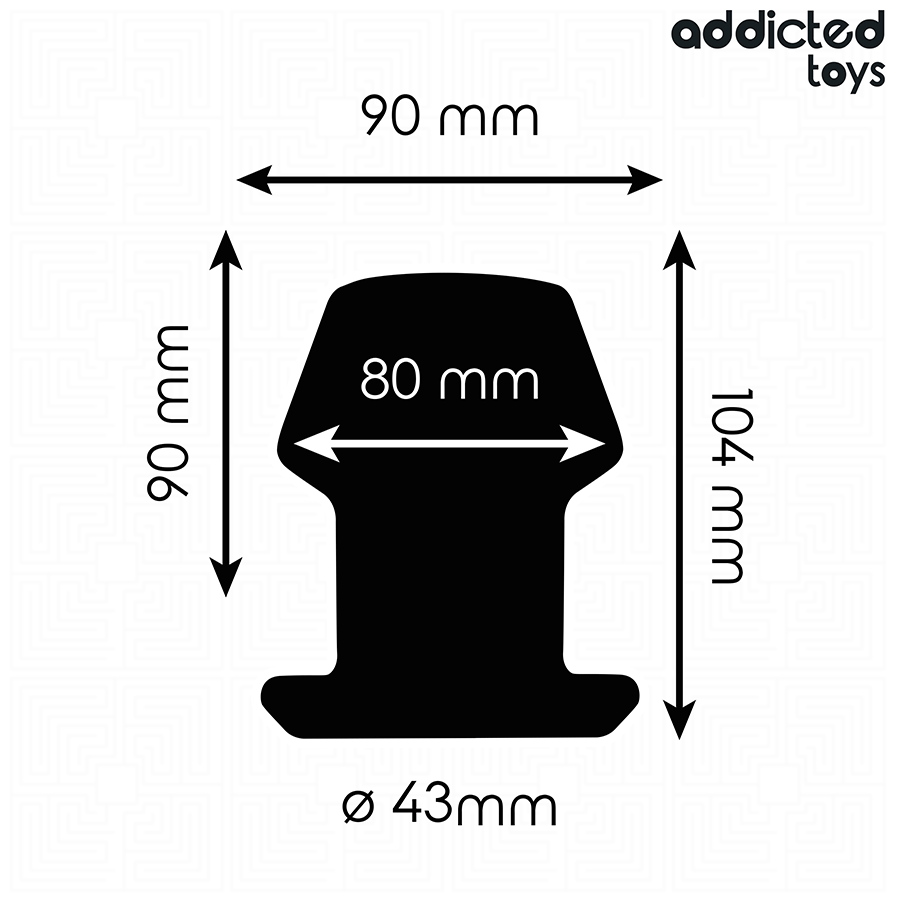 ADDICTED TOYS - PLUG ANAL CREUX EXTRÊME TAILLE L 10,4 CM ADDICTED TOYS