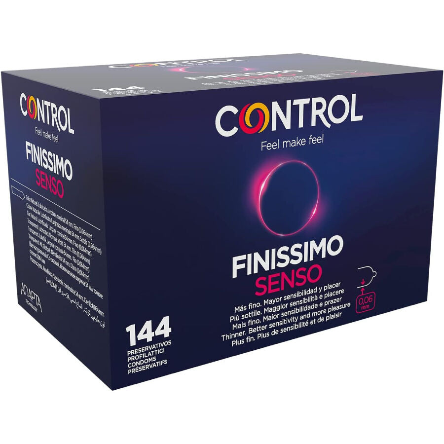 CONTROL - PRÉSERVATIFS FINISSIMO SENSO 144 UNITÉS CONTROL CONDOMS