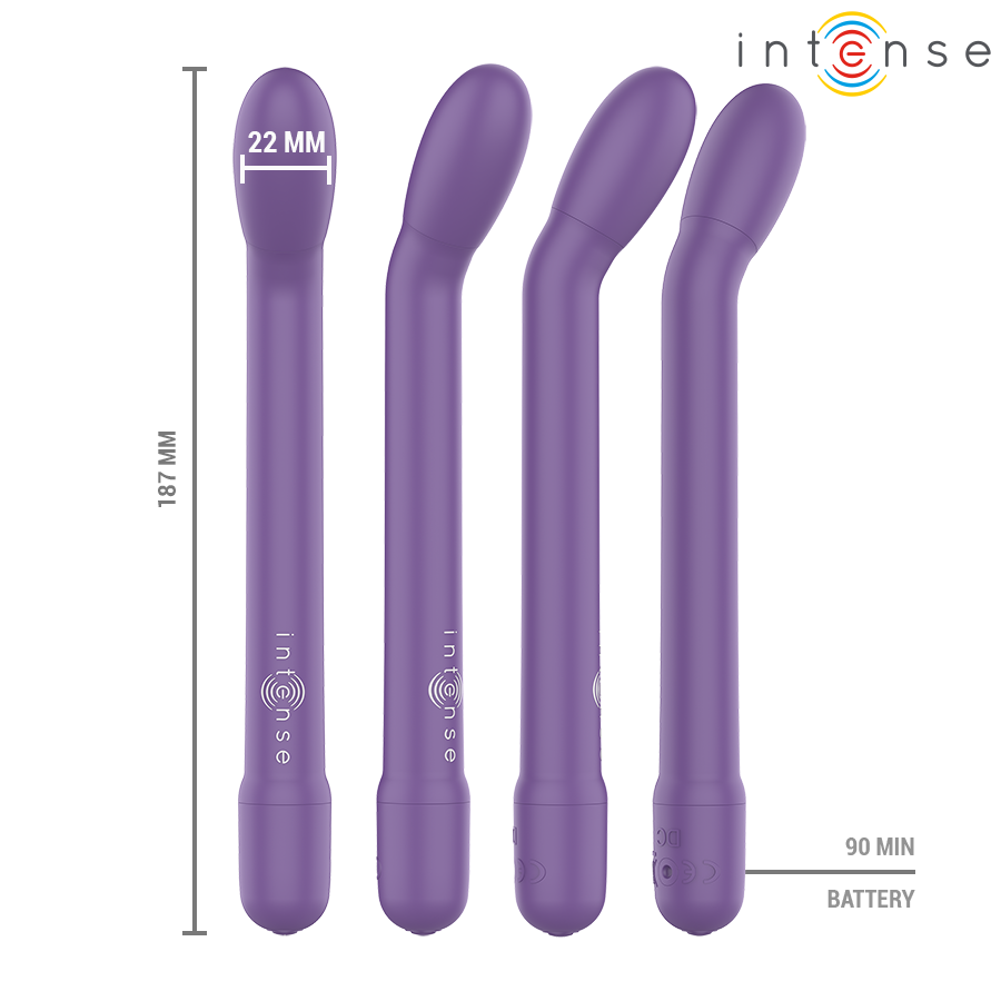 INTENSE - STIMULATEUR DE POINT G RECHARGEABLE KARLIE VIOLET INTENSE FUN