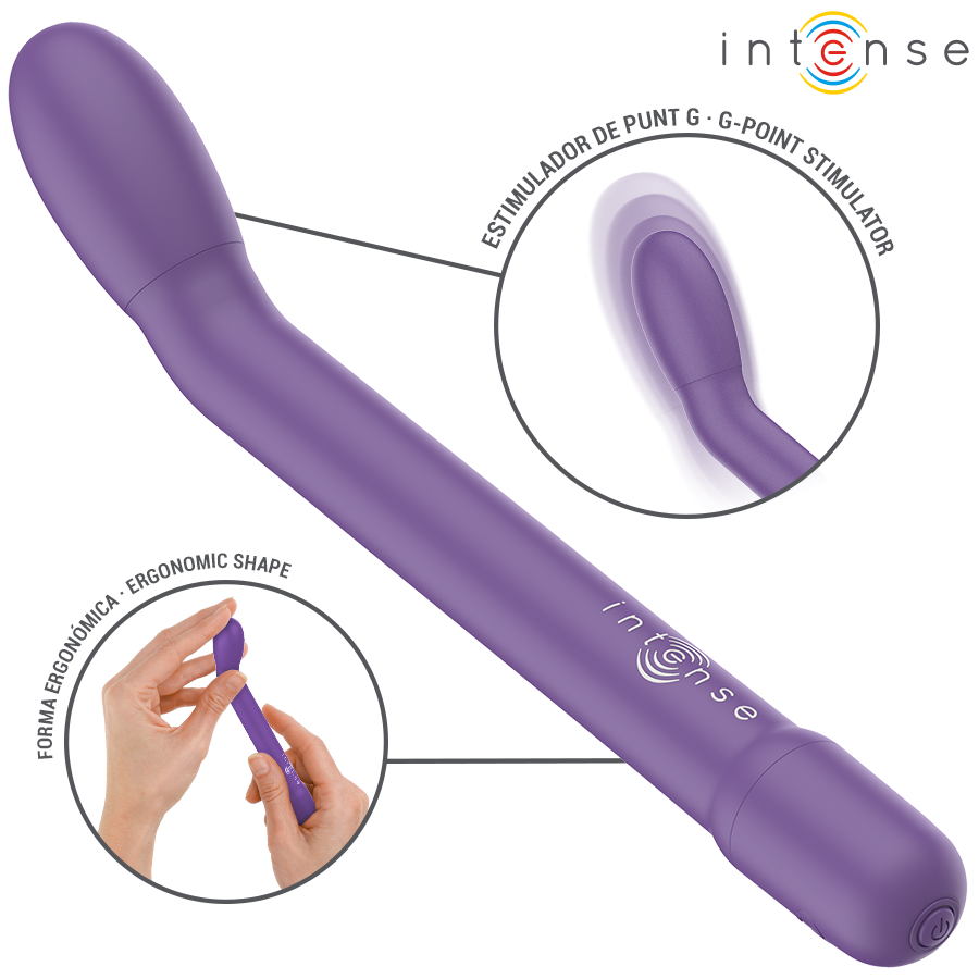 INTENSE - STIMULATEUR DE POINT G RECHARGEABLE KARLIE VIOLET INTENSE FUN