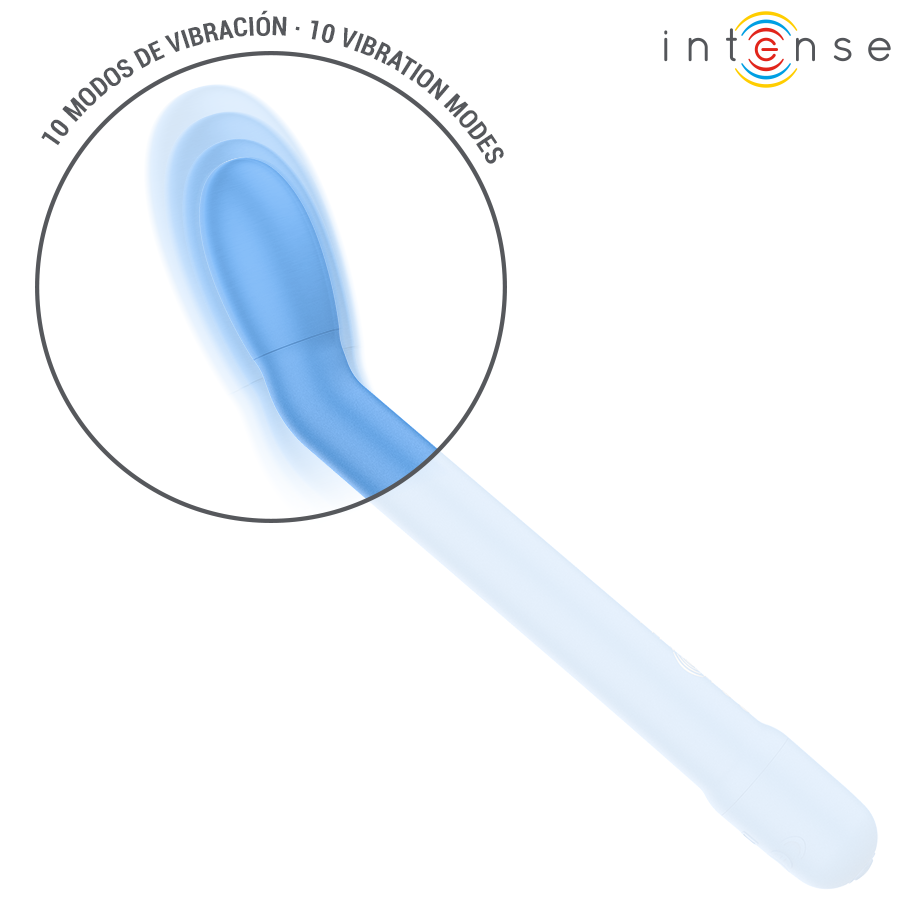 INTENSE - STIMULATEUR DE POINT G RECHARGEABLE KARLIE BLEU INTENSE FUN