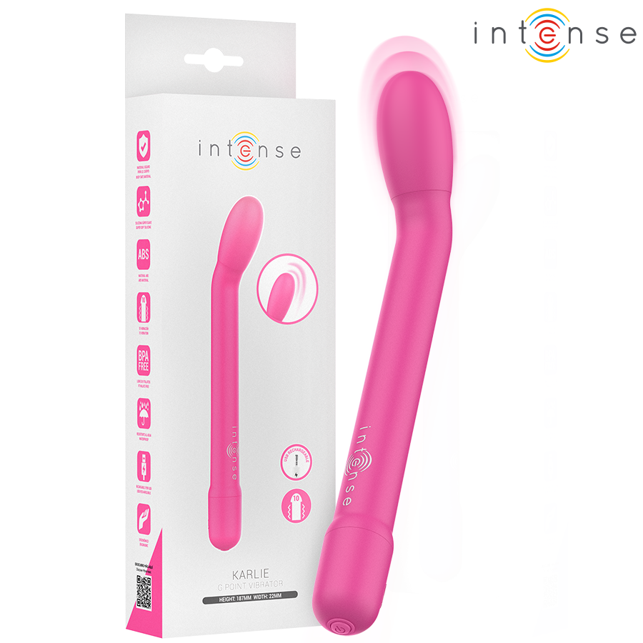 INTENSE - STIMULATEUR DE POINT G RECHARGEABLE KARLIE ROSE INTENSE FUN