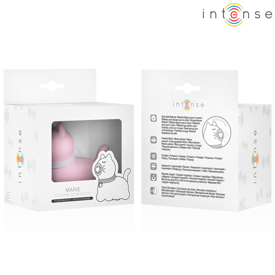 INTENSE - STIMULATEUR DE LANGUE EFFET PULSATION MARIE PINK INTENSE FUN