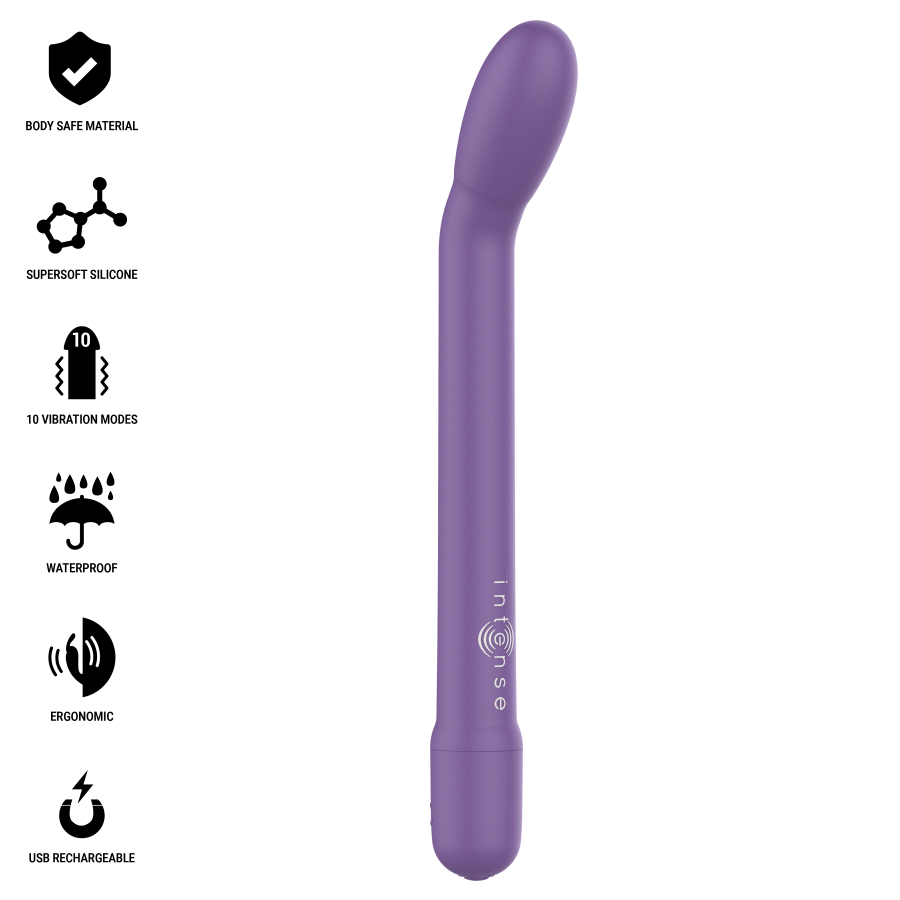 INTENSE - STIMULATEUR DE POINT G RECHARGEABLE KARLIE VIOLET INTENSE FUN