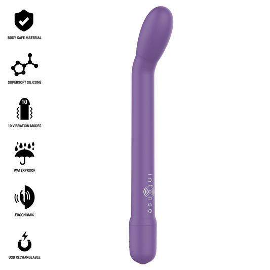 INTENSE - STIMULATEUR DE POINT G RECHARGEABLE KARLIE VIOLET INTENSE FUN