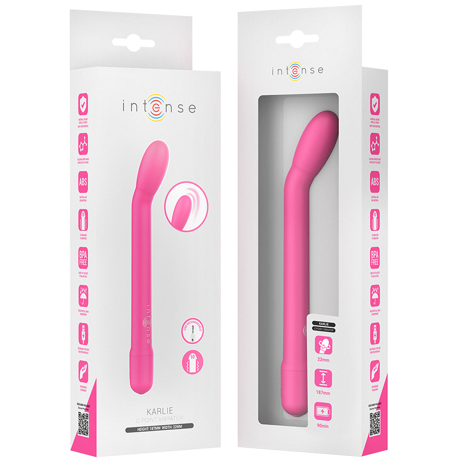 INTENSE - STIMULATEUR DE POINT G RECHARGEABLE KARLIE ROSE INTENSE FUN