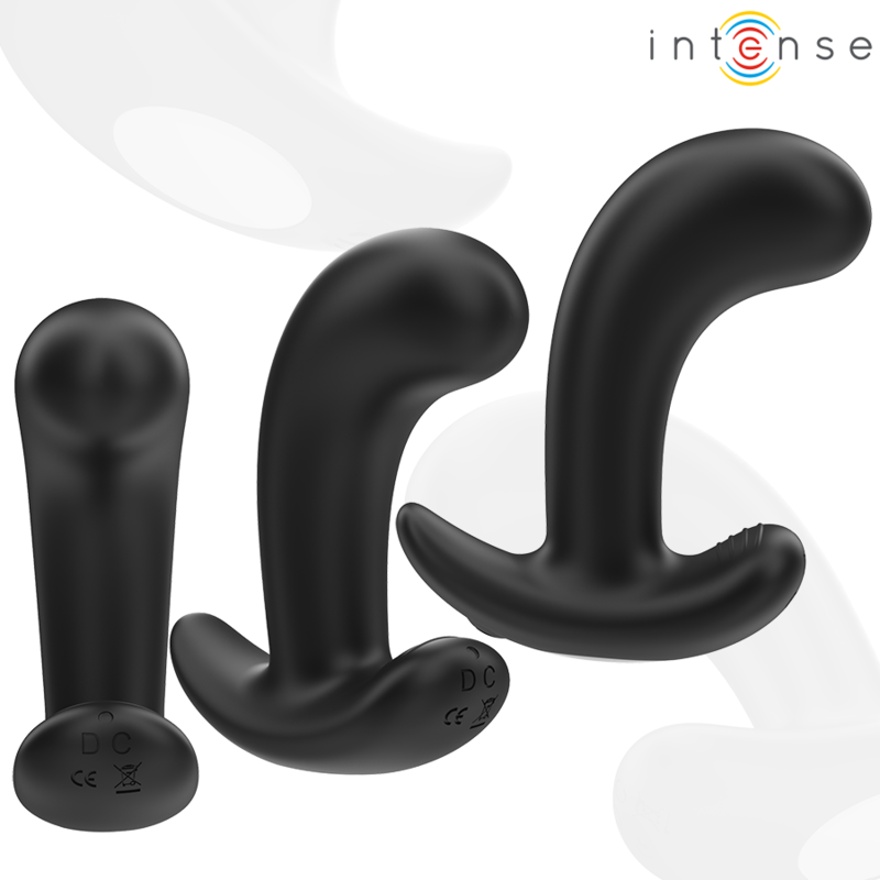 INTENSE - CHANDLER ANAL PLUG 10 VIBRATIONS NOIR TÉLÉCOMMANDE INTENSE ANAL TOYS