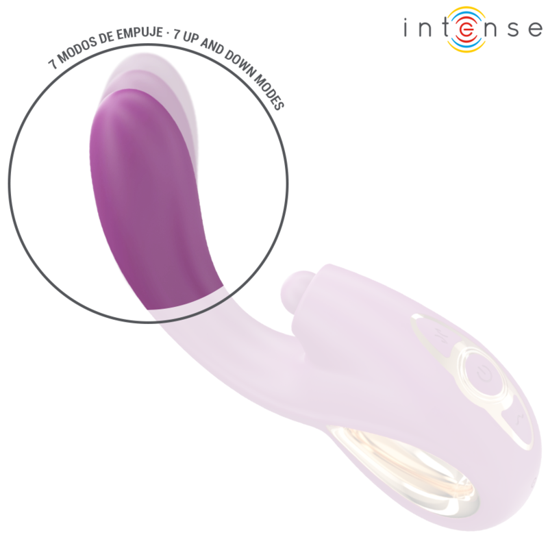 INTENSE - LALI VIBRATEUR MULTIFONCTION POINT G TAPPING & THRUST & VIBRATION VIOLET INTENSE FUN