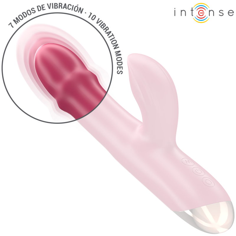 INTENSE - CHLOE VIBRATEUR MULTIFONCTION 3 EN 1 ROUGE INTENSE FUN
