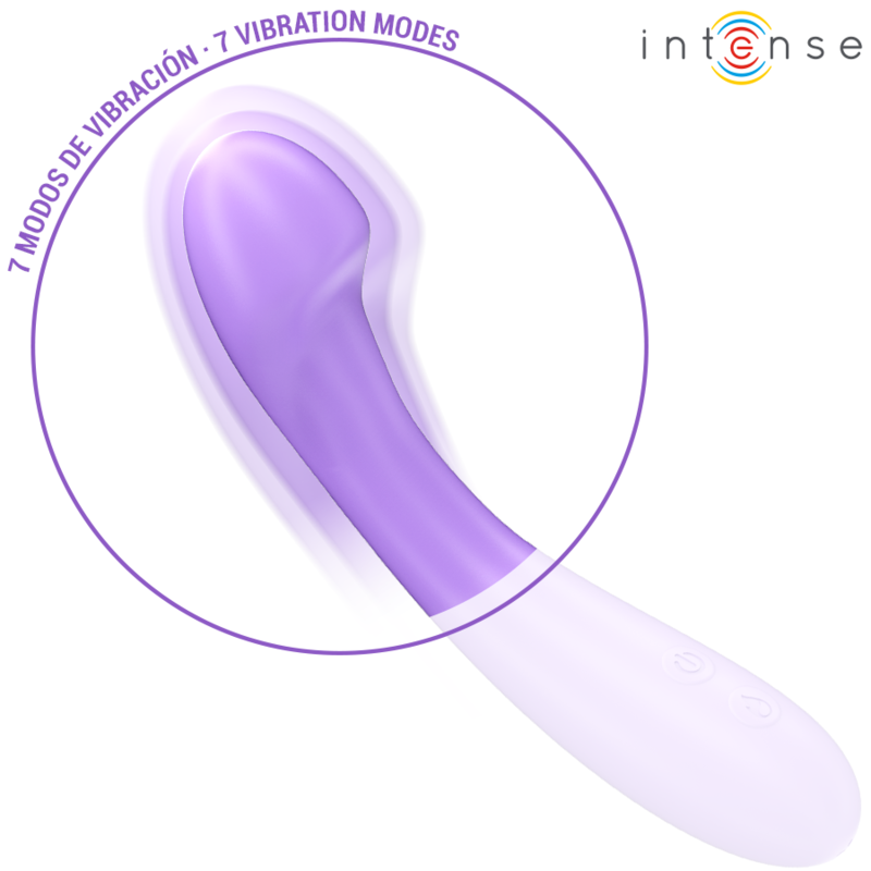 INTENSE - BECKY VIBRATEUR 19 CM CHAUFFANT 7 VIBRATIONS VIOLET INTENSE FUN