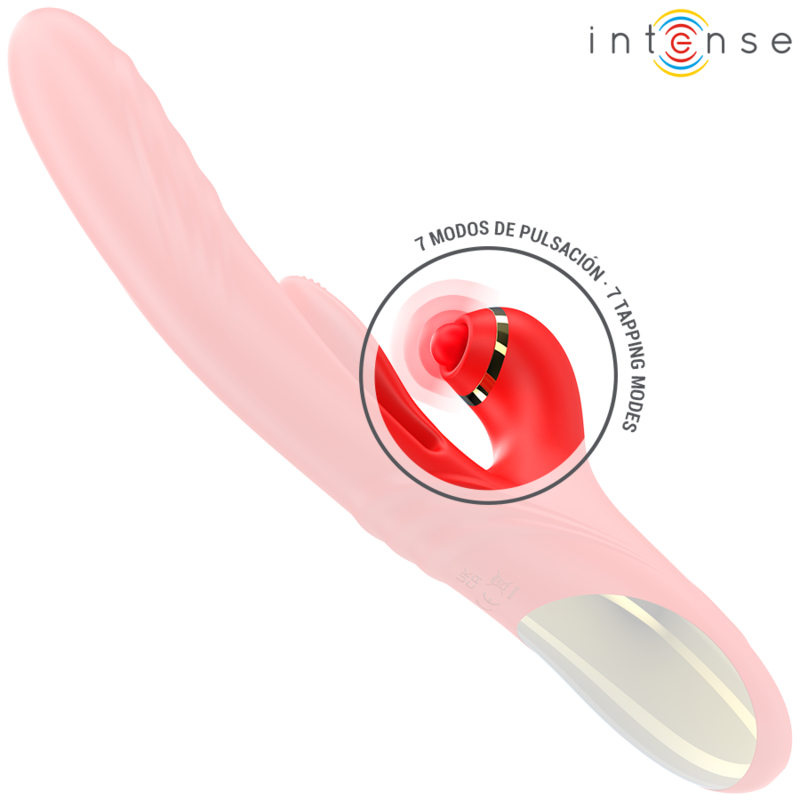 INTENSE - ROSALIA VIBRATEUR MULTIFONCTION 3 EN 1 ROUGE INTENSE FUN