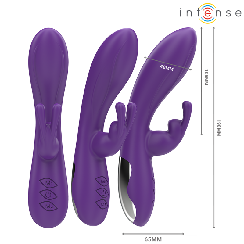 INTENSE - RANDALL VIBRATEUR RABBIT 10 VIBRATIONS VIOLET INTENSE FUN