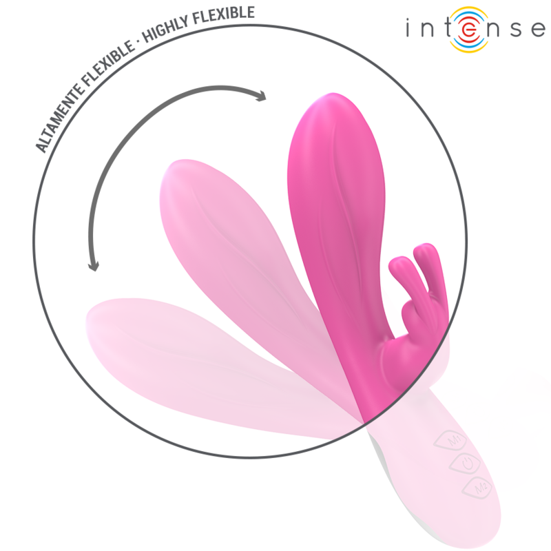 INTENSE - RANDALL VIBRATEUR RABBIT 10 VIBRATIONS ROSE INTENSE FUN