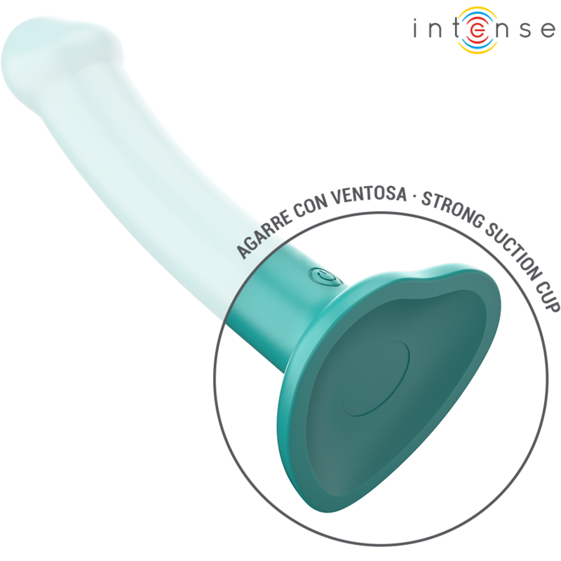 INTENSE - KATIE VIBRATEUR AVEC VENTOUSE 10 VIBRATIONS TÉLÉCOMMANDE BLEUE INTENSE FUN