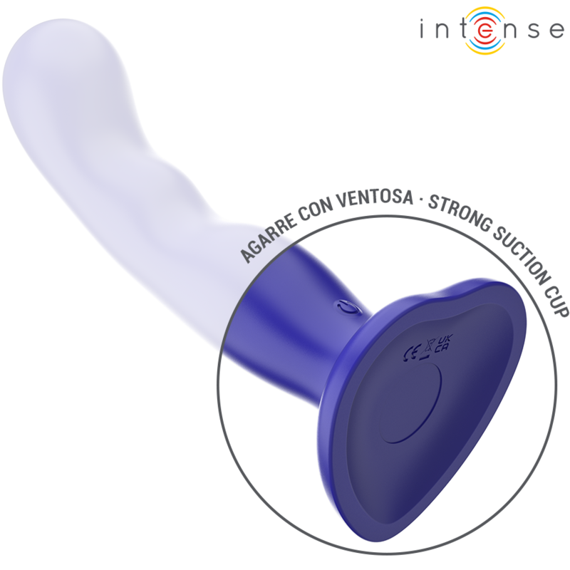 INTENSE - SHORTY VIBRATEUR AVEC VENTOUSE TÉLÉCOMMANDE BLEUE INTENSE FUN