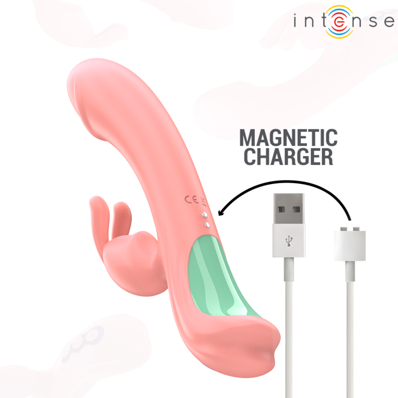 INTENSE - RACHEL VIBRATEUR RABBIT 5 VIBRATIONS ROSE INTENSE FUN