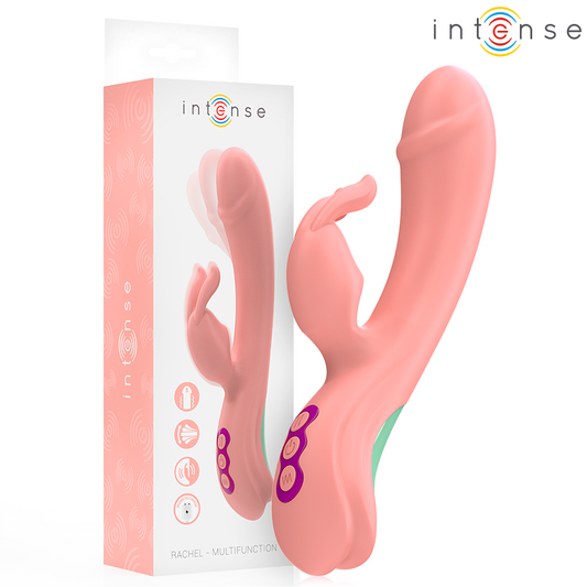 INTENSE - RACHEL VIBRATEUR RABBIT 5 VIBRATIONS ROSE INTENSE FUN