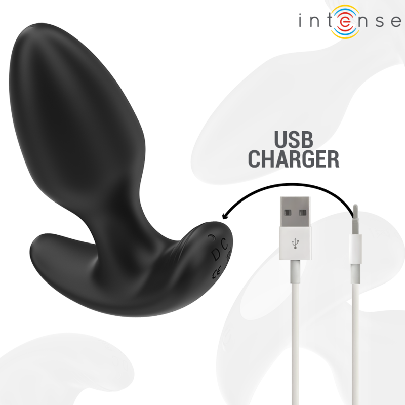 INTENSE - JOEY ANAL PLUG 10 VIBRATIONS NOIR TÉLÉCOMMANDE INTENSE ANAL TOYS