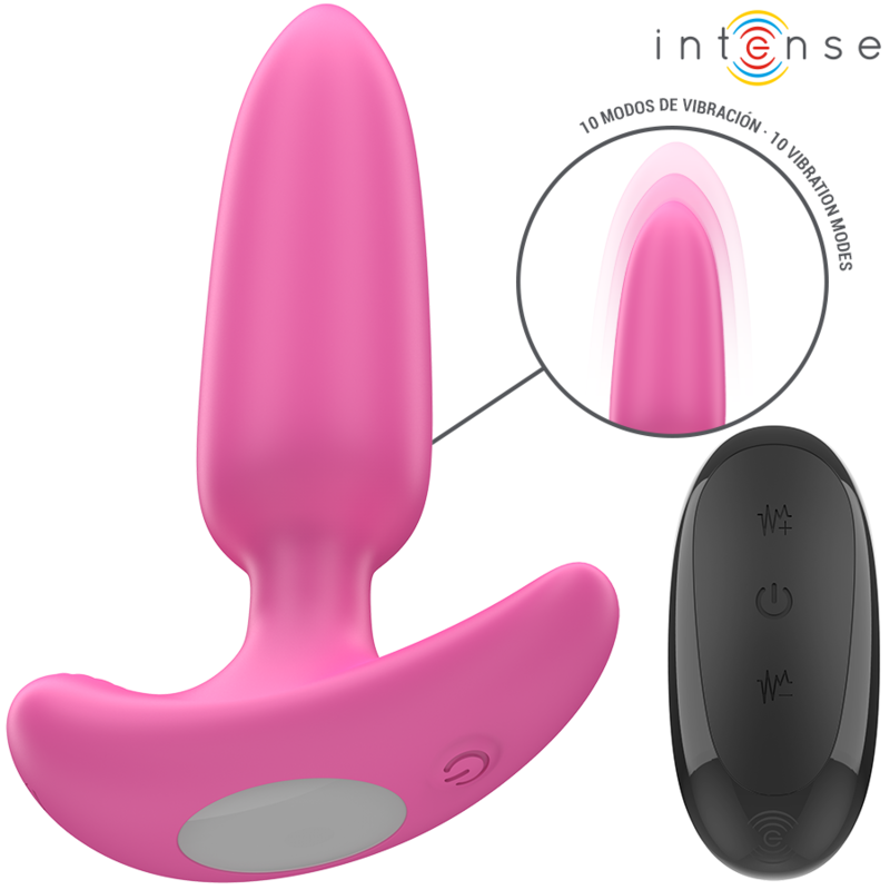 INTENSE - ROSS ANAL PLUG 10 VIBRATIONS ROSE TÉLÉCOMMANDE INTENSE ANAL TOYS