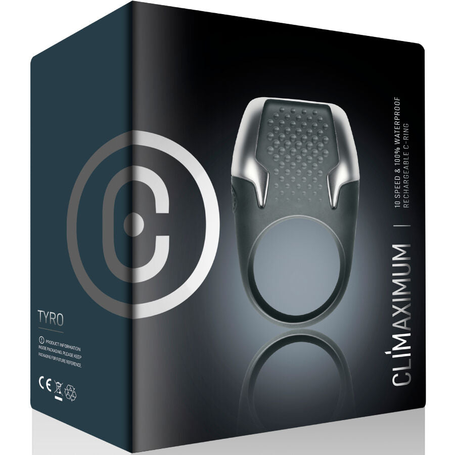 CLIMAXIMUM - TYRO ANNEAU PÉNITENTIAIRE VIBRANT AVEC LUMIÈRES LED CLIMAXIMUM