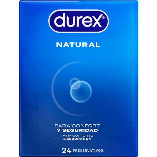DUREX - PRÉSERVATIFS NATURELS 24 UNITÉS DUREX CONDOMS