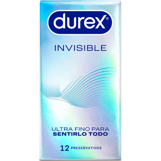 DUREX - PRÉSERVATIFS ULTRA FINS INVISIBLES 12 UNITÉS DUREX CONDOMS