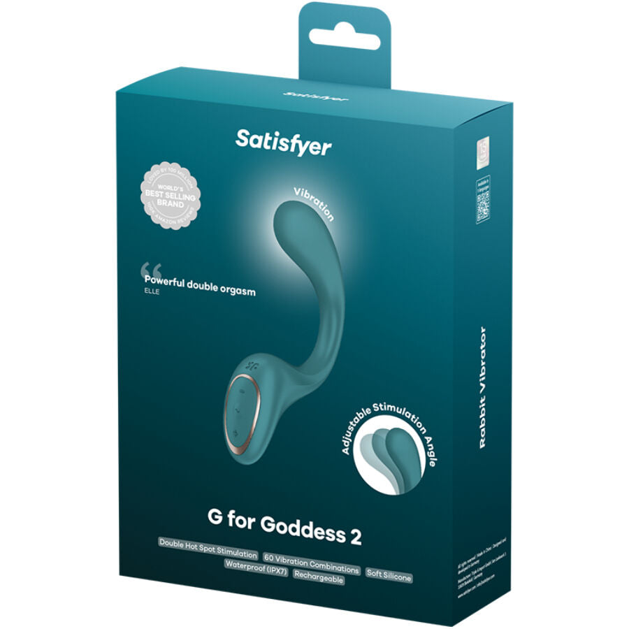 SATISFYER - G FOR FODDES 2 VIBRATEUR LAPIN BOUTEILLE VERTE SATISFYER VIBRATOR