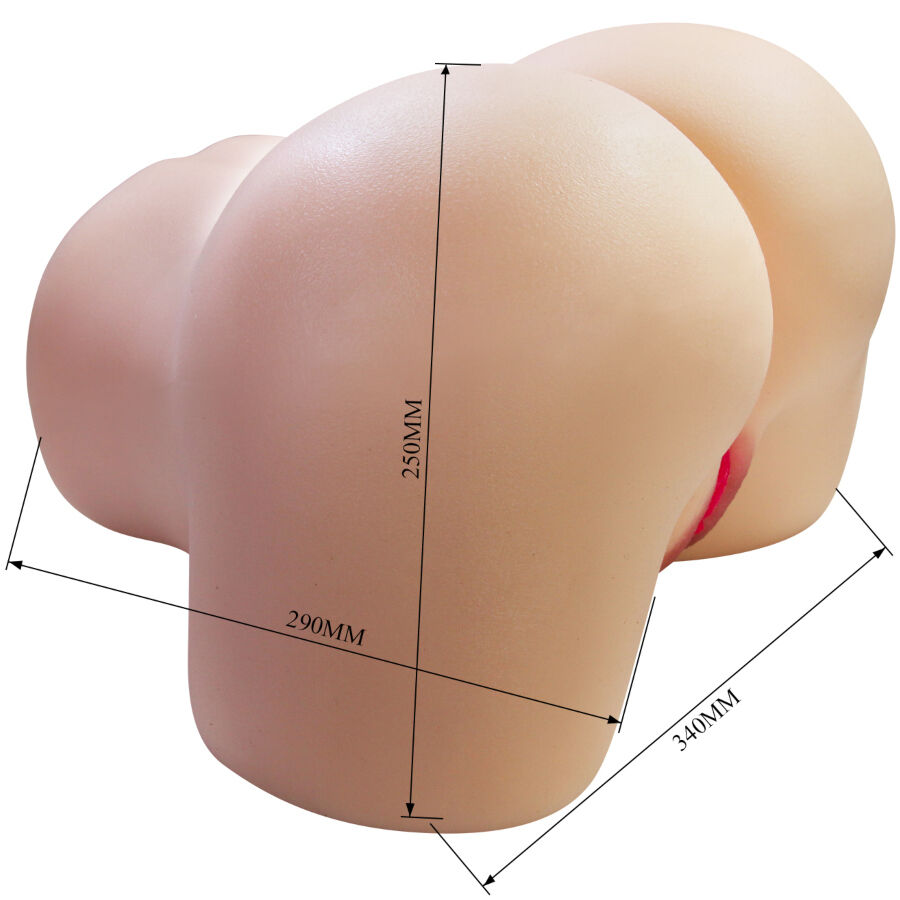 CRAZY BULL - JULIA FESSES FÉMININES RÉALISTES VAGIN ET ANAL 11 KG CRAZY BULL