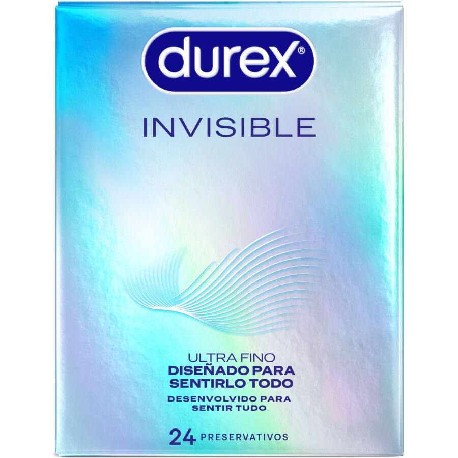 DUREX - PRÉSERVATIFS ULTRA FINS INVISIBLES 24 UNITÉS DUREX CONDOMS