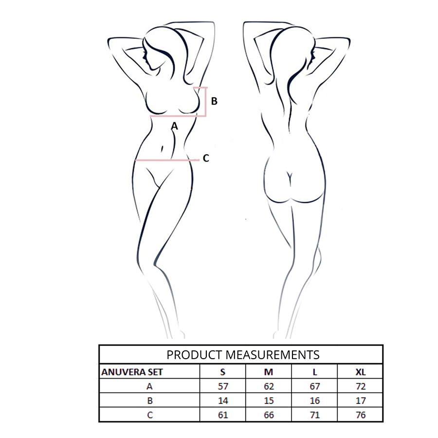 PASSION - ENSEMBLE SOUTIEN-GORGE + STRING ANUVERA FIRE BRICK L/XL PASSION WOMAN SETS