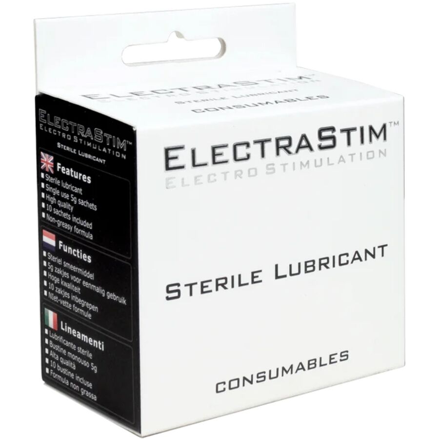 ELECTRASTIM - LUBRIFIANT STÉRILE 10 UNITÉS ELECTRASTIM