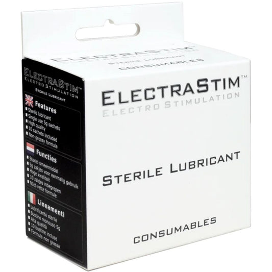ELECTRASTIM - LUBRIFIANT STÉRILE 10 UNITÉS ELECTRASTIM