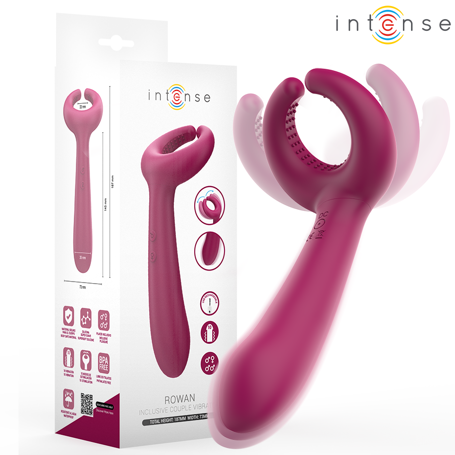 INTENSE - VIBRATEUR ROWAN INCLUSIF POUR COUPLE