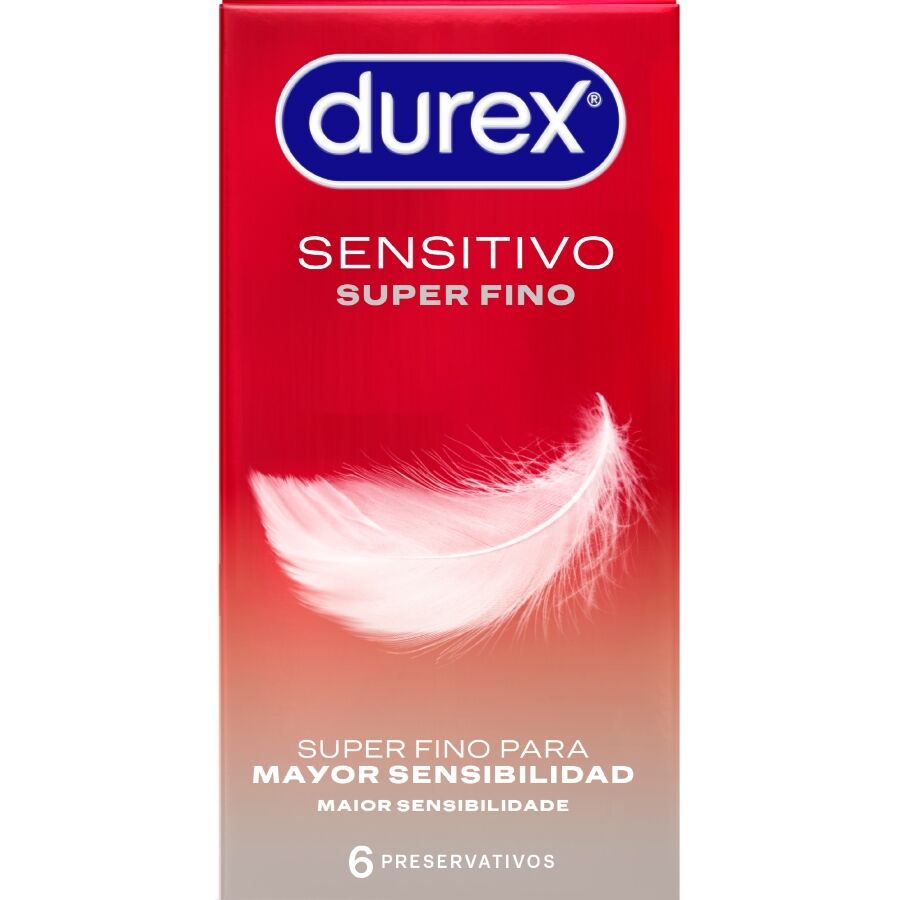 DUREX - SUPER FIN ET SENSIBLE 6 UNITÉS DUREX CONDOMS