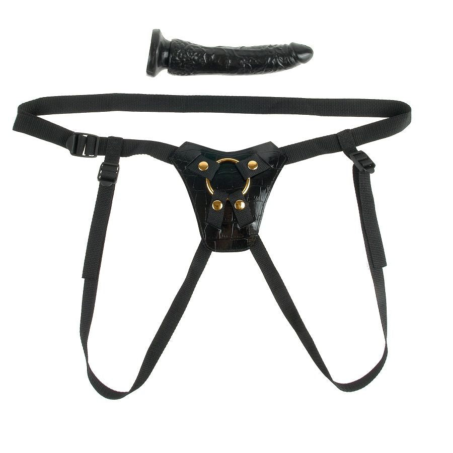 FETISH FANTASY GOLD - DESIGNER STRAP-ON FETISH FANTASY GOLD