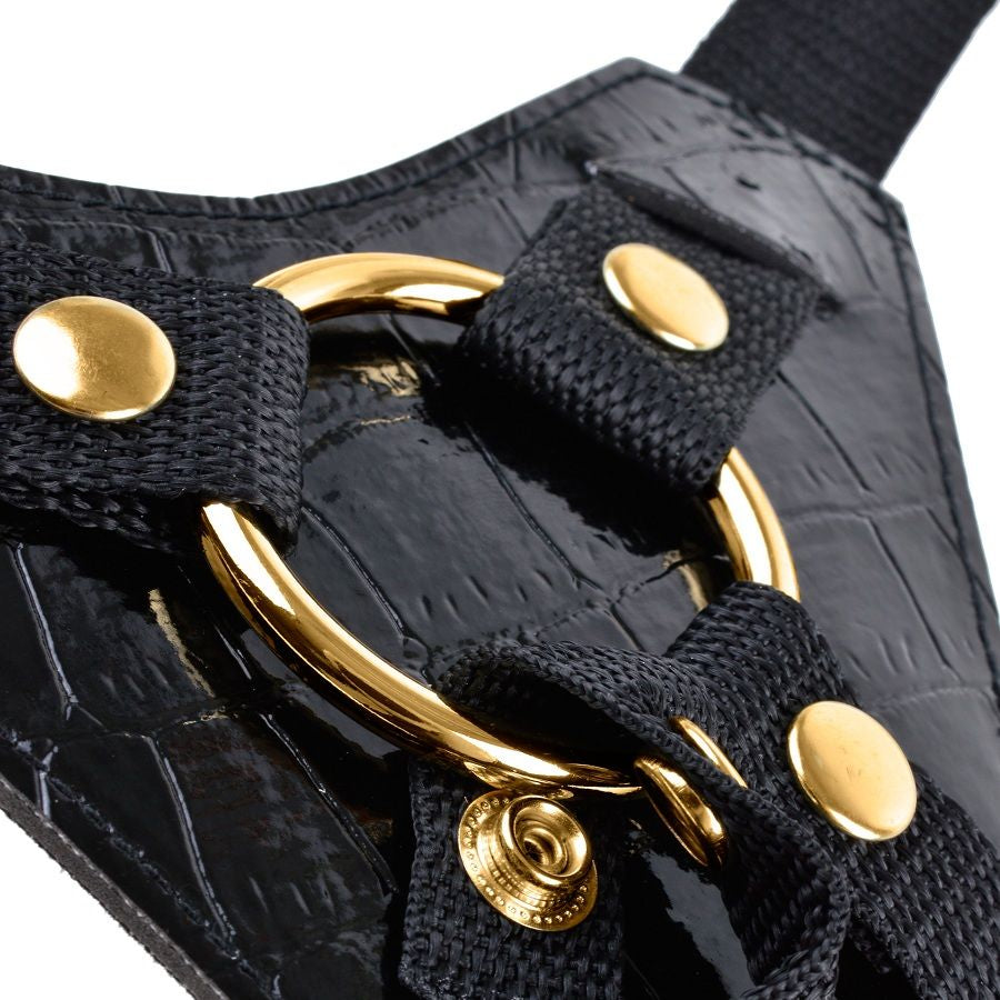 FETISH FANTASY GOLD - DESIGNER STRAP-ON FETISH FANTASY GOLD