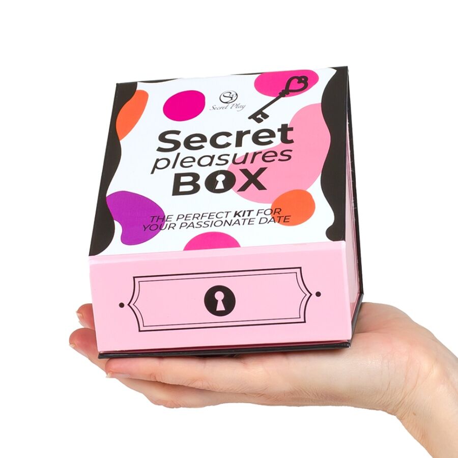 SECRET PLAY - COFFRET DE PLAISIRS POUR COUPLES : DÉS + BALLE VIBRANTE + STYLO À PLUME